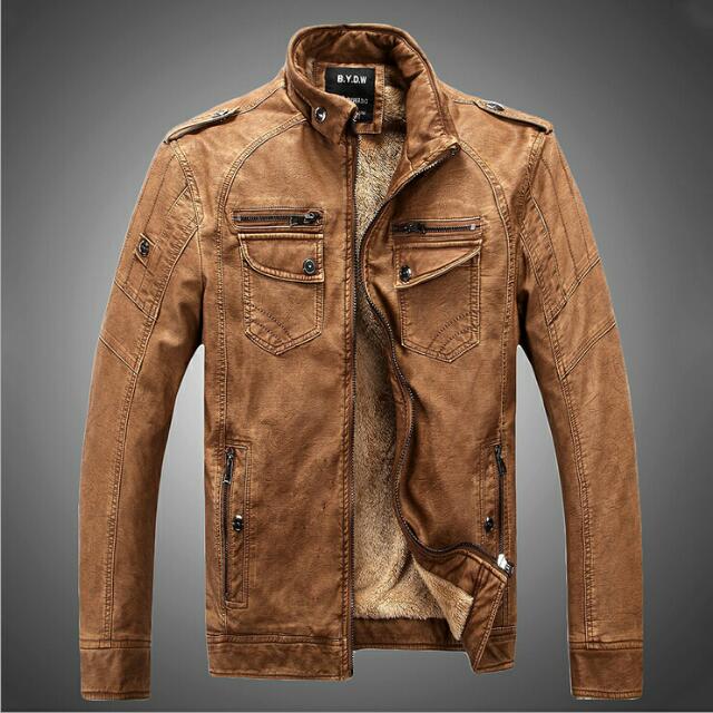 Casual leather jackets for men hotsell