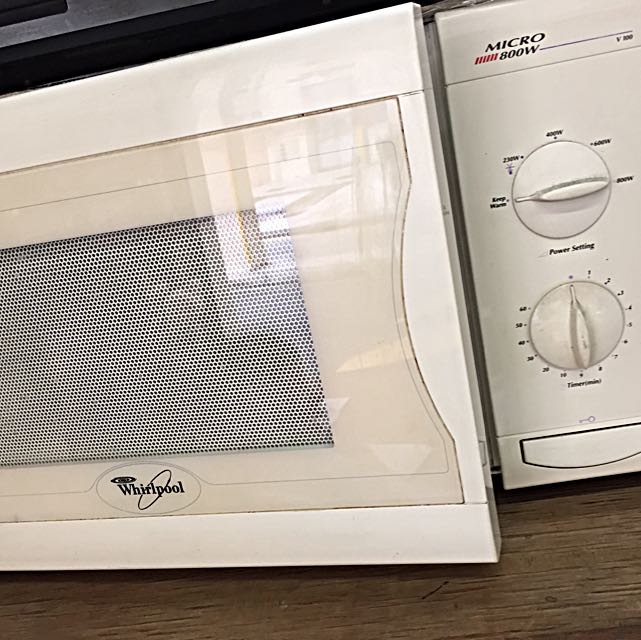 Whirlpool Microwave Oven V100 800 Watts White Working Well