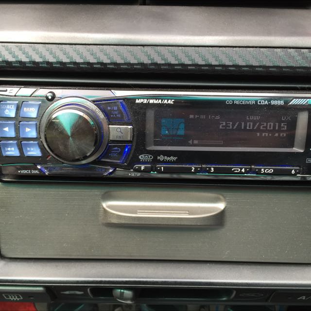 Alpine CDA9886 Head Unit, Cars on Carousell