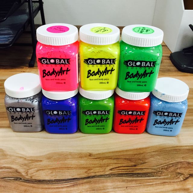 Body Paint Global Colours Used Design Craft On Carousell