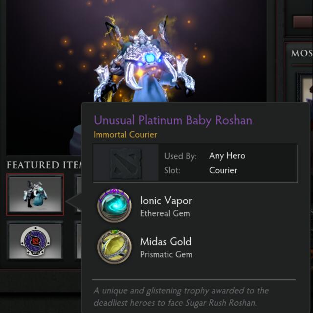 Dota 2 Platinum Baby Roshan Toys Games On Carousell Dmarket universe offers comparable prices on dota 2 skins & items and easy to use interface. dota 2 platinum baby roshan