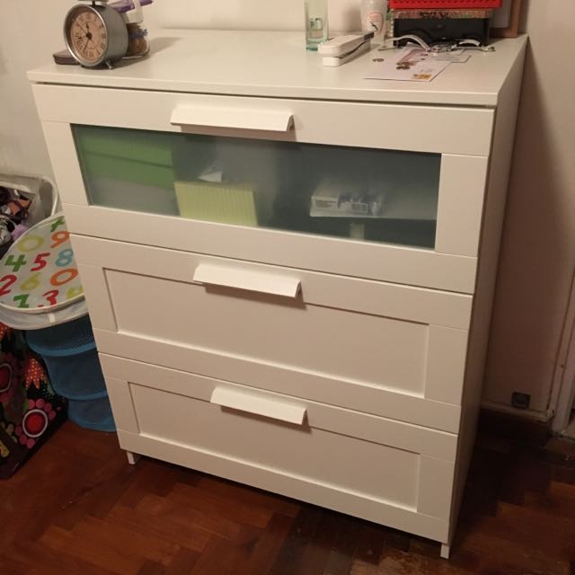 Ikea Brimnes Chest Of 3 Drawers Furniture On Carousell