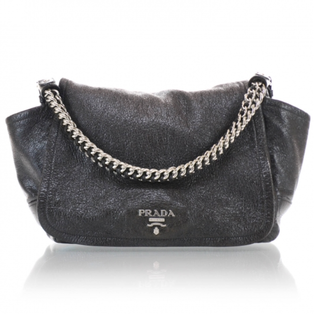 prada cervo lux chain handbag