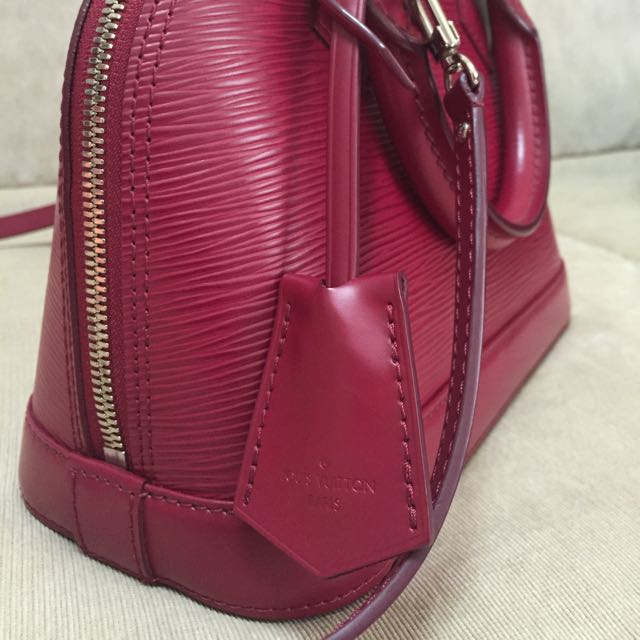 Louis-Vuitton-Epi-Alma-BB-Hand-Bag-Shoulder-Bag-Fuchsia-M40851