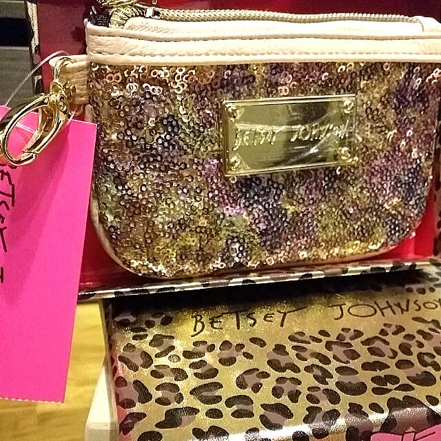 Betsey johnson coin purse sales