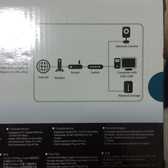 d Link Network Card Dge528t, Computers & Tech, Parts & Accessories