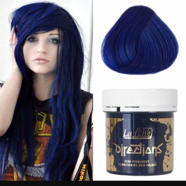 Какие есть краски для волос синего цвета