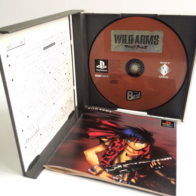 Wild Arms Original Japonês Encarte Reimpresso Ps1 Playstation 1