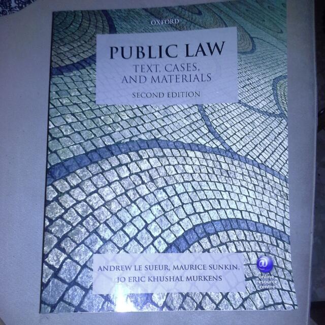 Public Law Text Cases And Materials Andrew Le Sueur Maurice