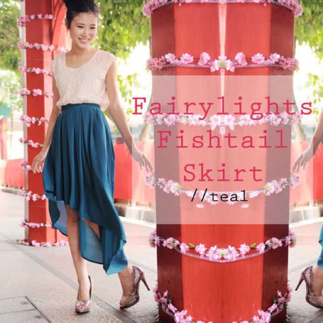 Fairy lights fishtail skirt discount