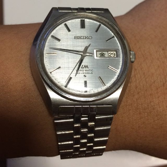 Vintage Seiko Lordmatic Weekdater 5606-7010 25Jewels Automatic JAPAN,  Hobbies & Toys, Memorabilia & Collectibles, Vintage Collectibles on  Carousell