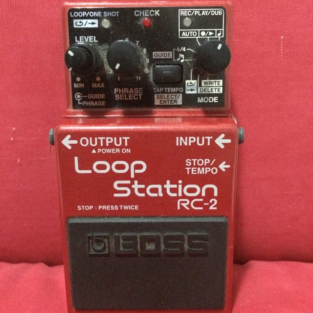Boss Loop Pedal Loop Station RC 2, Hobbies & Toys, Music & Media, Music