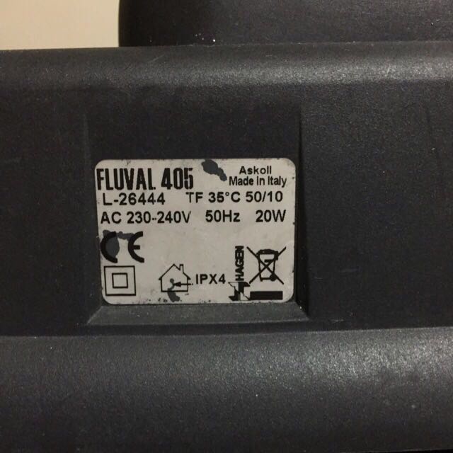 (Reserved)Fluval 405 Canister Filter, Pet Supplies on Carousell