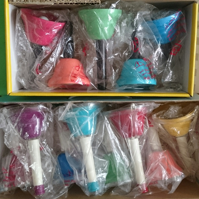 Handbells/ Desk Bells Combined with Chromatic Addon, Hobbies & Toys, Music & Media, Music