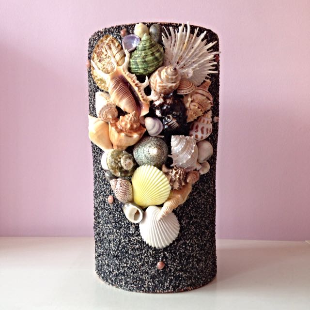 Handmade Seashell Vase Design Craft On Carousell