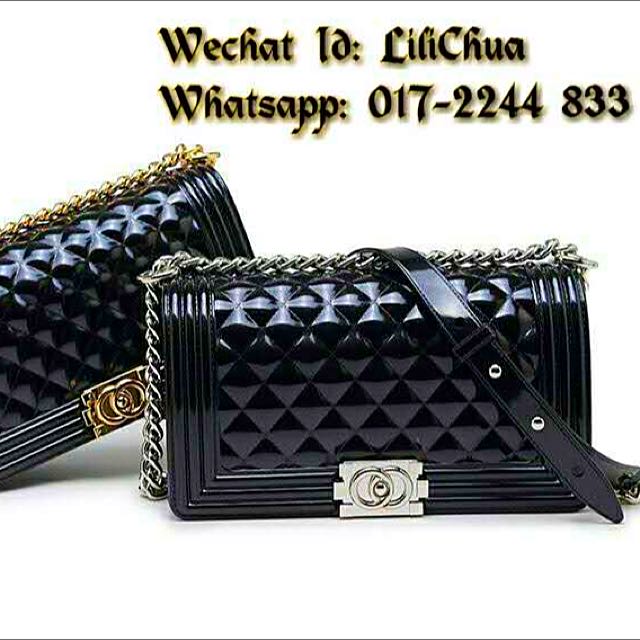 Chanel Jelly Toyboy, Women's Fashion, Bags & Wallets, Purses & Pouches on  Carousell