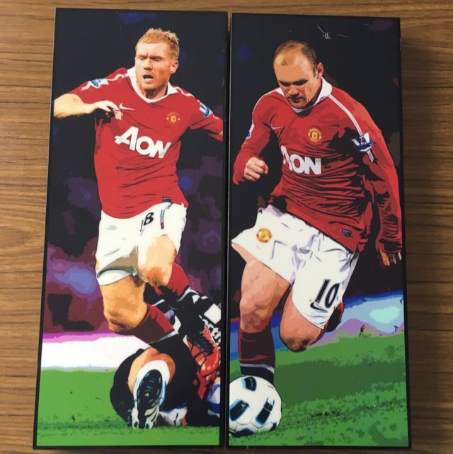 Manchester United Framed Poster Furniture On Carou Photo