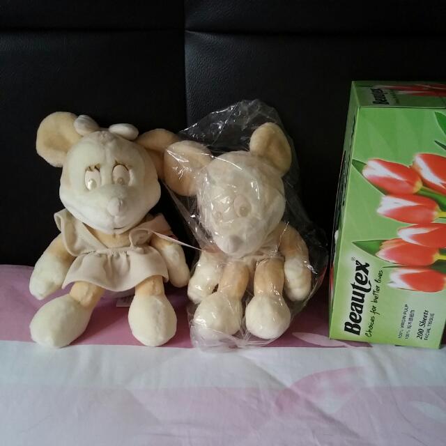 gold mickey plush
