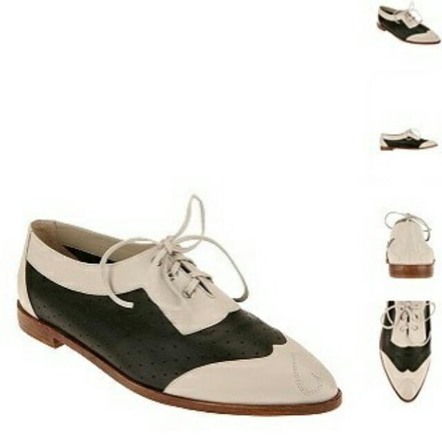 Urban Outfitters Leather Dual Tone Brogues Oxfords Women S