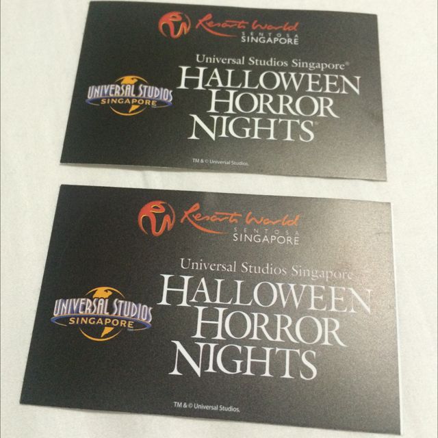 *PENDING* USS Halloween Horror Nights x 2 tickets, Tickets & Vouchers