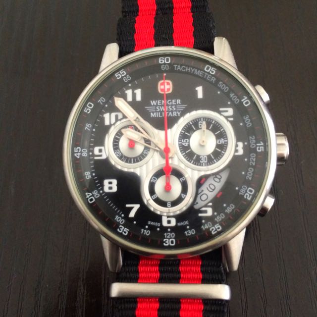 Wenger swiss store military chronograph watch