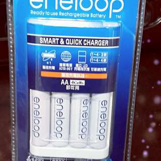 正品Eneloop充電池2小時快充日本製