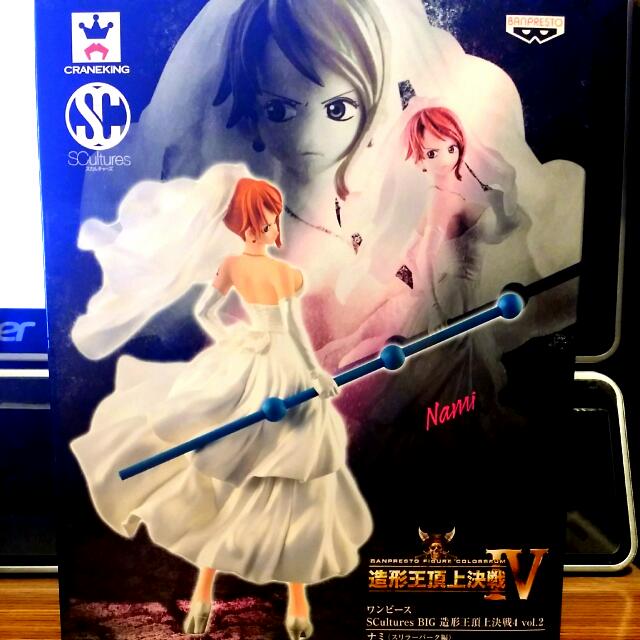 Banpresto One Piece Nami Wedding Dress Colosseum Scultures