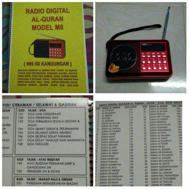 Digital Radio Containing Alquran Nasyid Selawat Doa2 Syarahan Dari Indonesia Malaysia Wirid2 Doa2 Untuk Haji Dan Umrah Azan Soal Jawab Ugama Dan Radio Fm Bulletin Board On Carousell