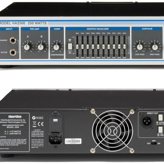 Hartke 250 discount watt bass amp