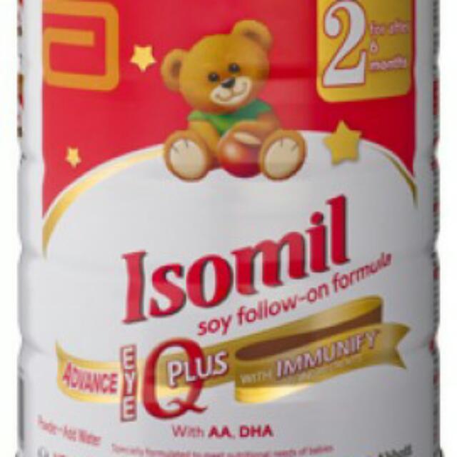 Isomil Soy Based Milk Stage 2 Babies Kids Nursing Feeding
