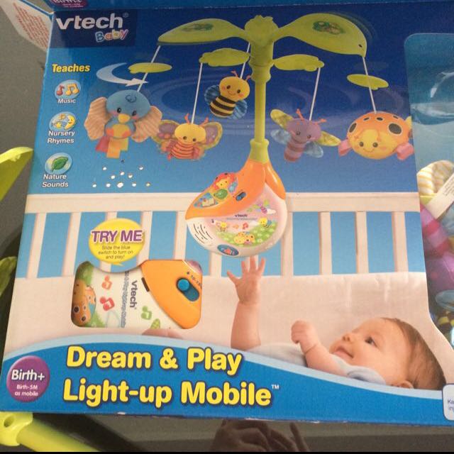 Like New Vtech Dream & Play Light Up Mobile, Babies & Kids, Infant