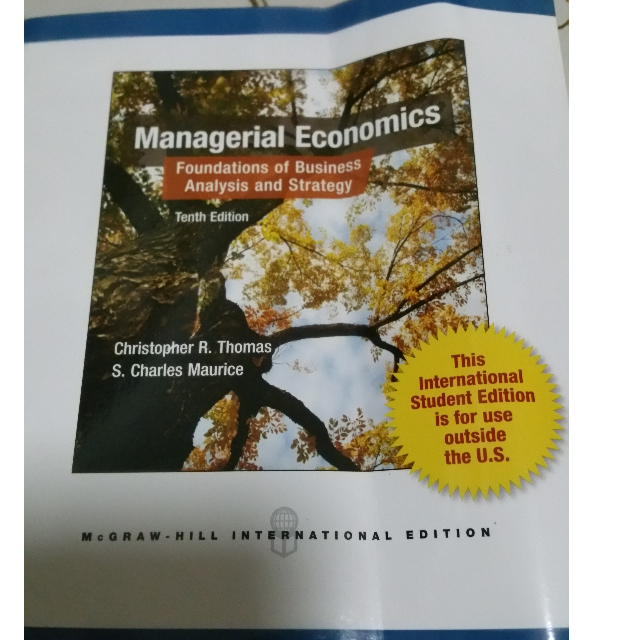 Managerial Economics, Hobbies & Toys, Books & Magazines, Textbooks On ...