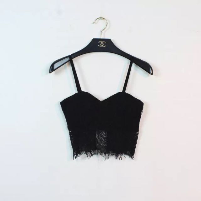 bralette bustier crop top
