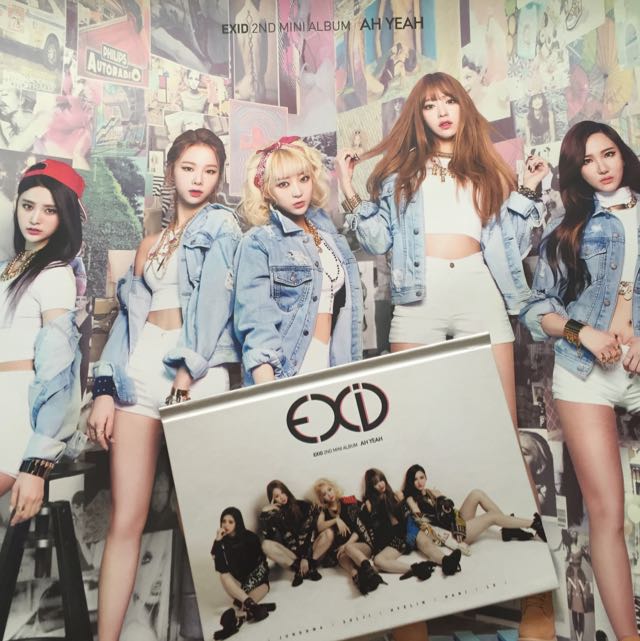 EXID Ah Yeah Album + Poster, Entertainment, K-Wave on Carousell