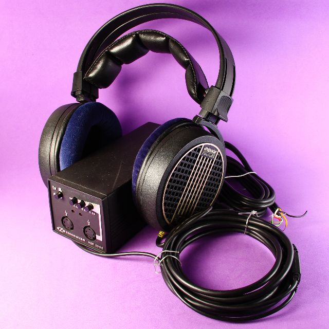 Rare Sennheiser Unipolar 2002 with HER 2000 Electrostatic Headphones