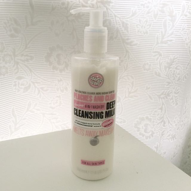 soap and glory deep cleansing milk