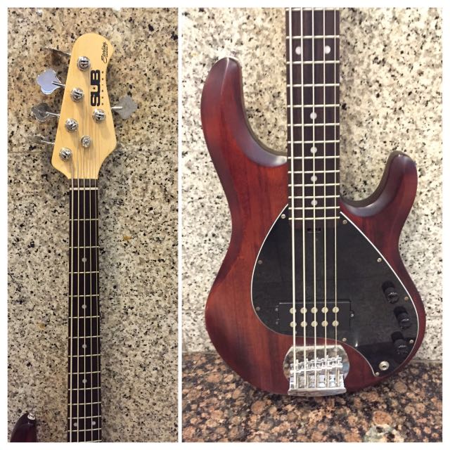 Sterling By Musicman SUB Series 5 String Bass Guitar, Hobbies & Toys