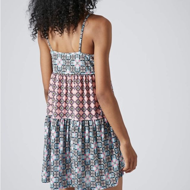 topshop tile print dress Cinosural International School