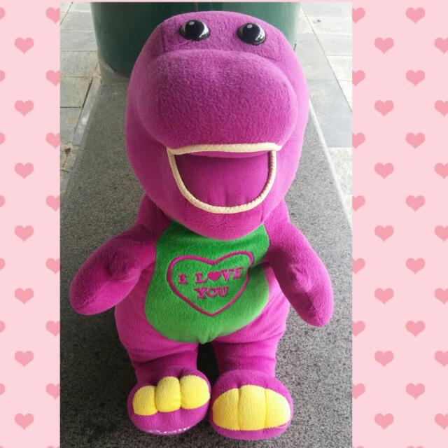 Barney i hot sale love you plush
