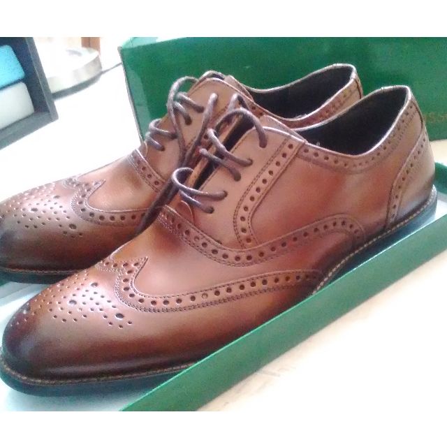 Ambassador by Bata brown leather shoes 