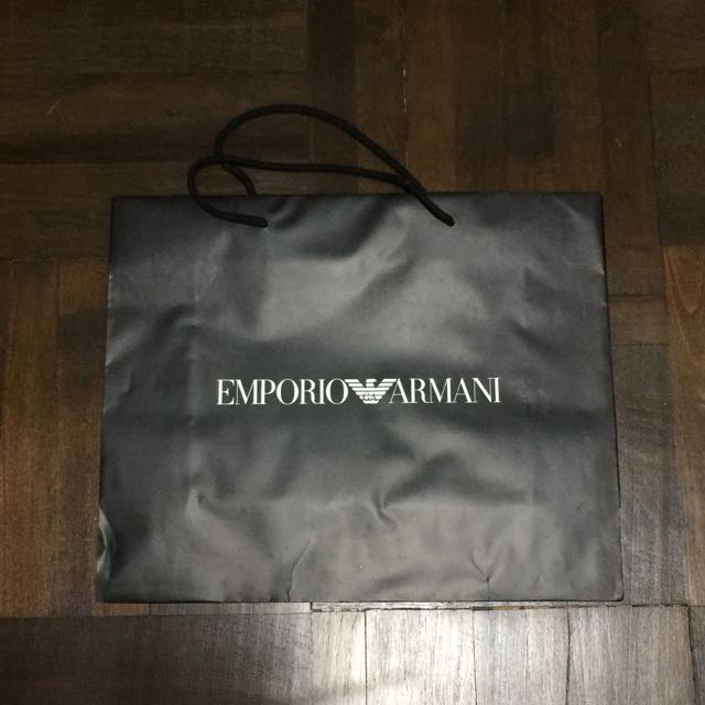 armani paper bag