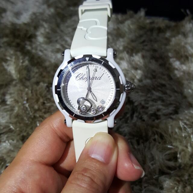 Further Price Reduced To 3k Preloved Chopard Ceramic Watch Happy Hearts Limited Edition 1000