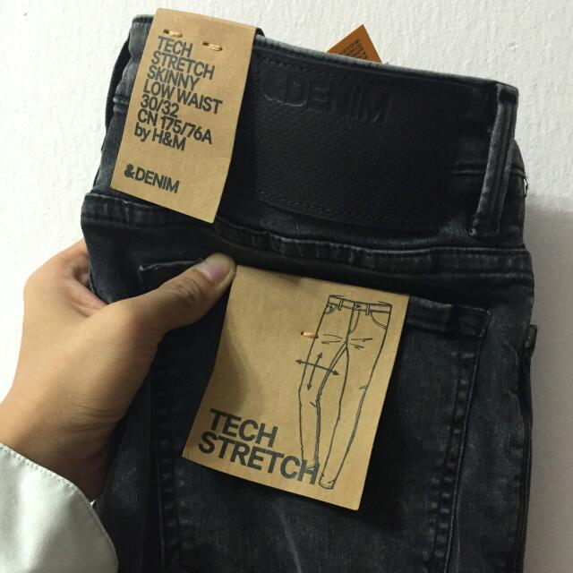 tech stretch skinny jeans h&m
