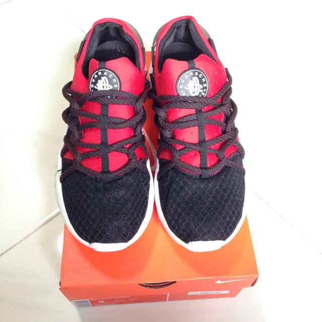 INSTOCK Nike Huarache NM Red Black Men s Fashion Footwear