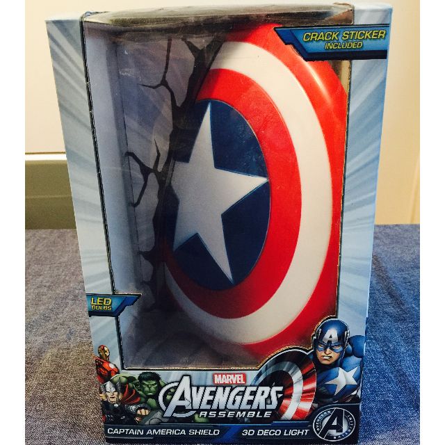 Reserved Marvel 3d Wall Nightlight Captain America Furniture