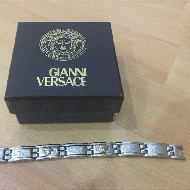 stainless steel versace bracelet