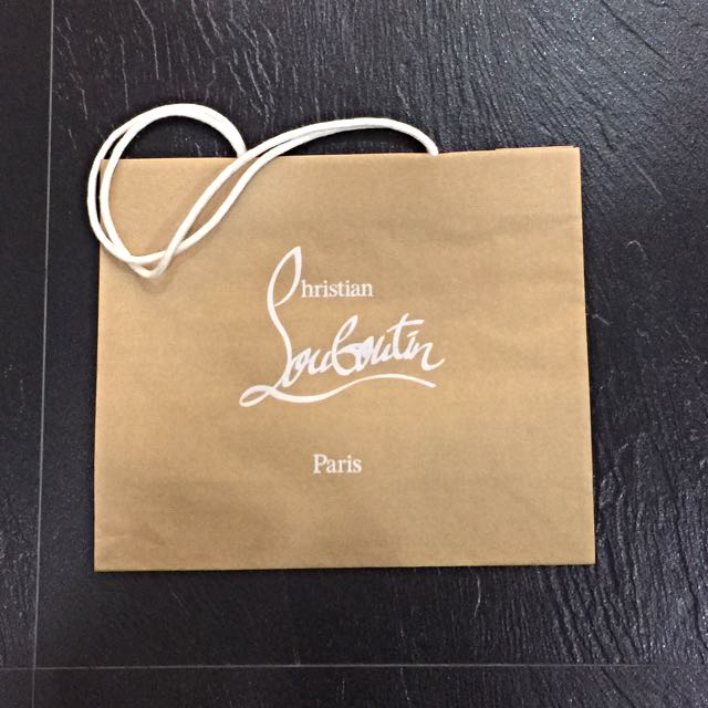 Christian louboutin paper top bag