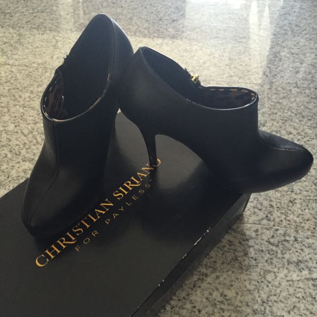 Christian siriano black boots online