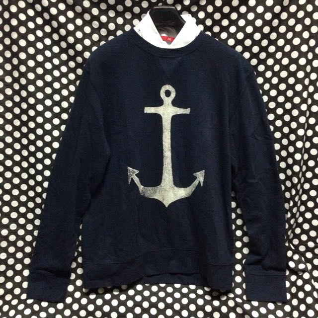 H\u0026M ANCHOR SWEATER, Men's Fashion, Tops 