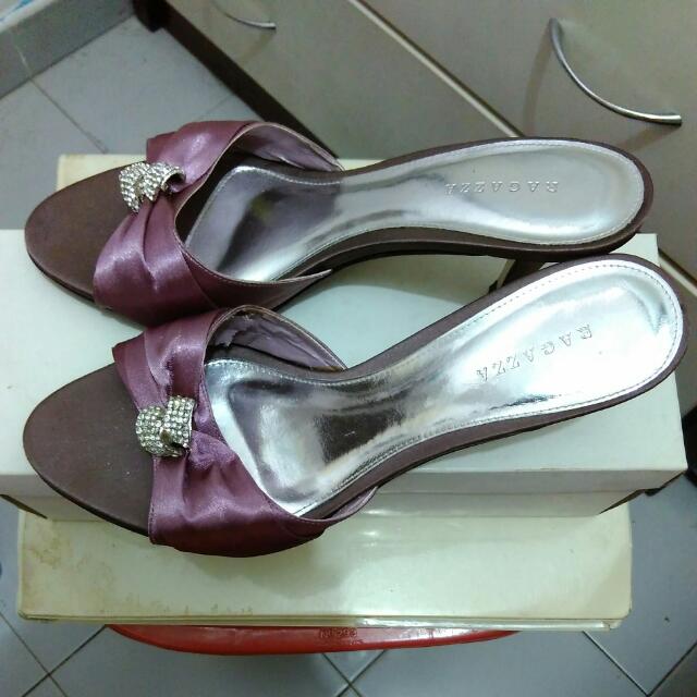 purple 2 inch heels